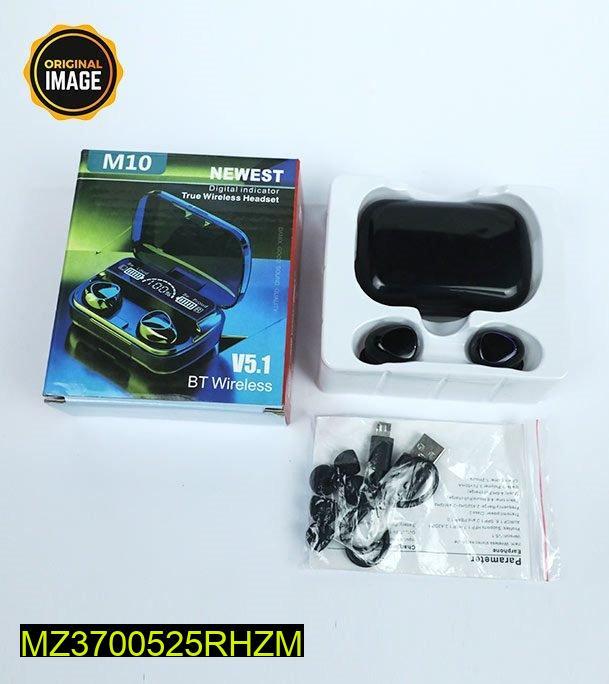 M10 Pro Wireless Earbuds,Black