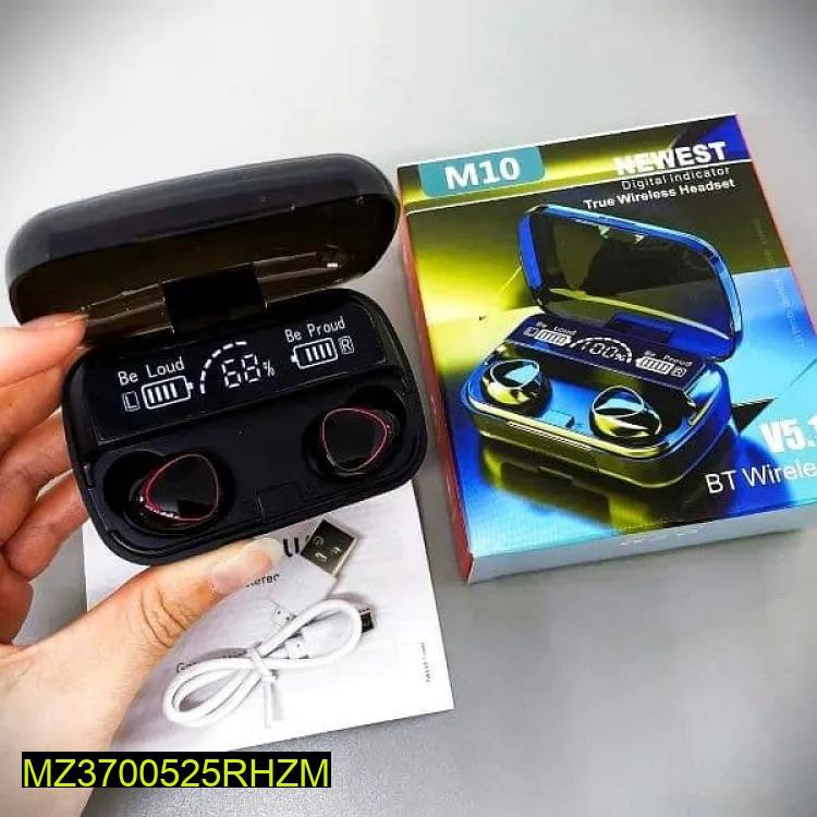 M10 Pro Wireless Earbuds,Black
