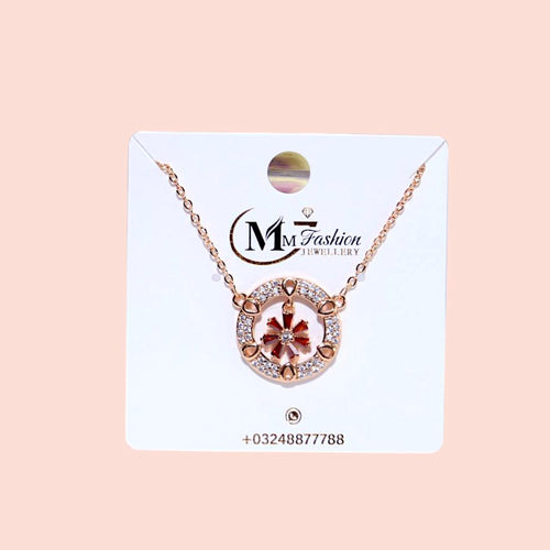 Funky Gold plated crystal pendent