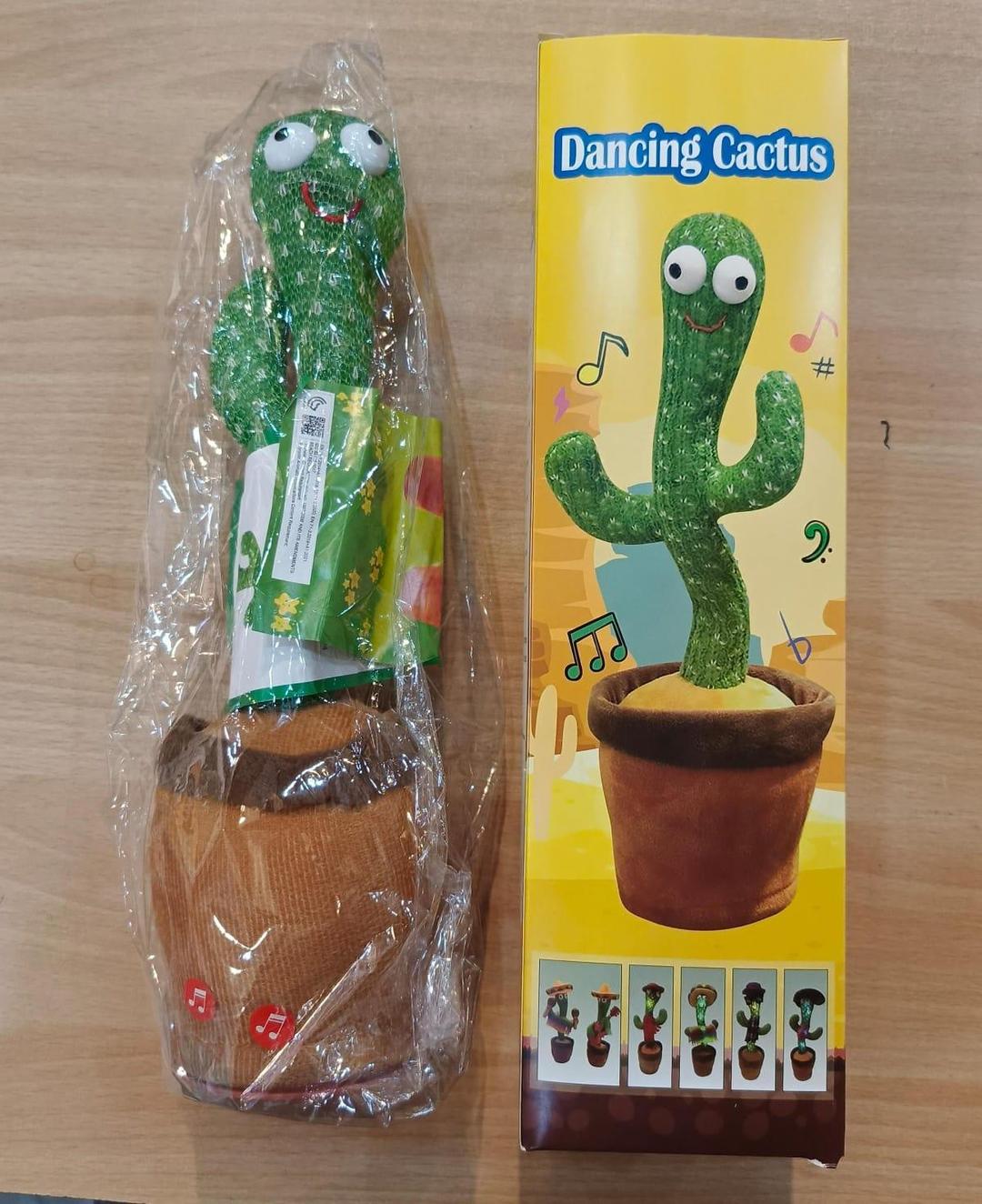 Musical Dancing cactus plush Toy for kids -1pc Perfect for boys and girls Age 1-10