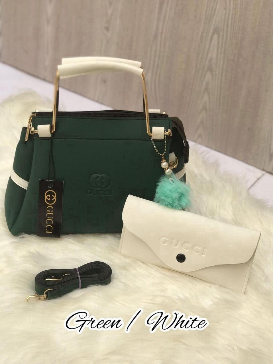 Girls Rexine plainhand bag set