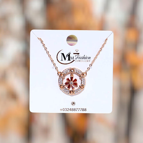 Funky Gold plated crystal pendent